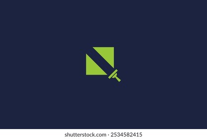letter n with cleaner logo icon design vector design template inspiration