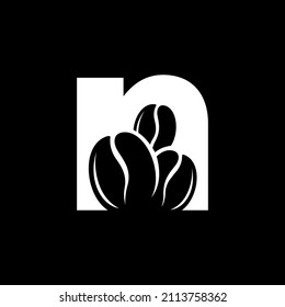 Letter N Coffee Logo Design Template Inspiration, Vector Illustration.