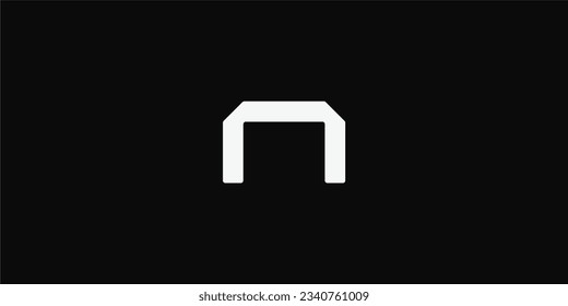 Letter N concept, typography logo concept, monogram logo and initials letter logo, modern and simple