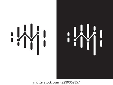 letter N with connected lines neuron system network logo. brain template concept vector illustration
