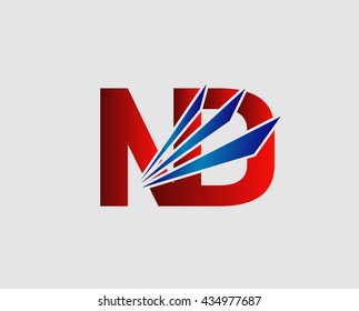 Letter N and D logo
