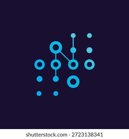Logotipo de la letra N Digital Connect