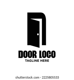 Letter N Door Logo Design Template Inspiration, Vector Illustration.