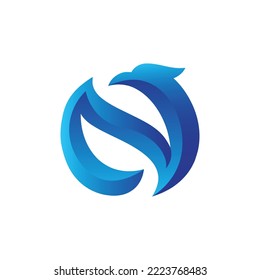 Letter N Eagle Logo Design Vector, Letter NN and eagle head logo design, Letter N Wings Creative Business Logo, initial Letter N eagle. letters N logotype with eagle head