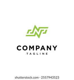 Letter N F Logo Icon Vector