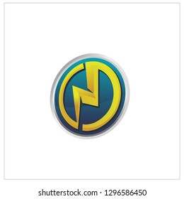 Letter N Flash Logo
