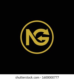 letter n & g logo vector