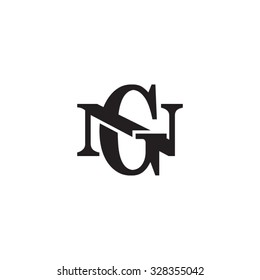 letter N and G monogram logo