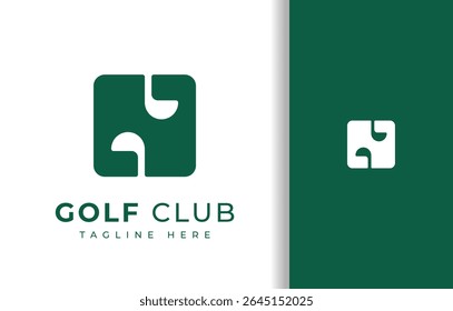LETTER N WITH GOLF STICK LOGO