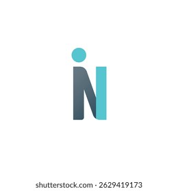 Letra N Design de logotipo humano