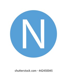 The letter N icon