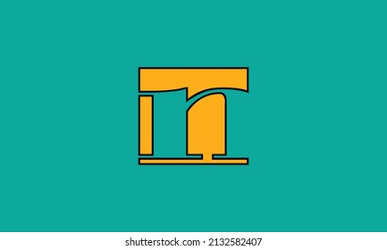 Letter N icon design with square outline. Creative modern letters icon, Premium vector illustration.