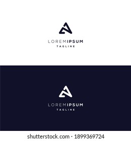 letter n icon logo triangle geometrics