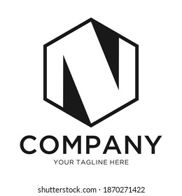 Letter N Icon Vector Logo Template Illustration Design. Vector EPS 10.