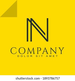 Letter N Icon Vector Logo Template Illustration Design. Vector EPS 10.