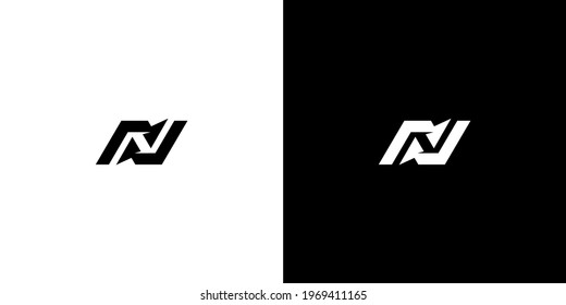 Letter N Icon Vector Logo Template