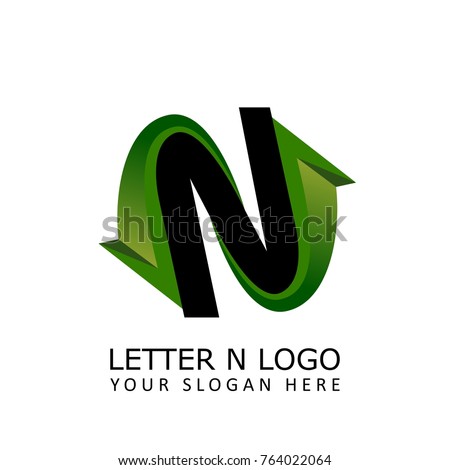 letter n infinite logo