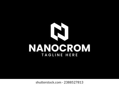 letter N initial elegant monogram logo design for professional company business