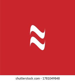 Letter N Initial Logo Design Vector Template Illustration