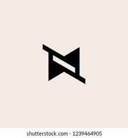 letter N initial logo vector icon