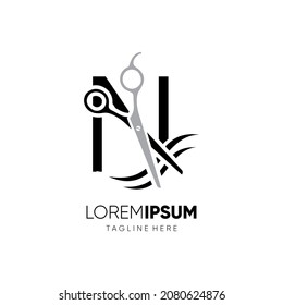 Letra N logotipo inicial icono Diseño Emblema gráfico Ilustración plantilla de fondo