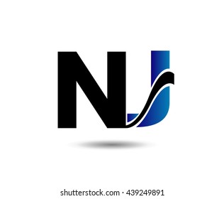 Letter N and J logo
