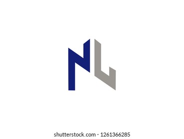 Letter N and Letter L Vector initial