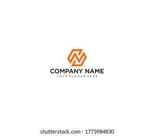Letter N line logo design. Linear creative minimal monochrome monogram symbol. Universal elegant vector sign design. Premium business logotype. Graphic alphabet symbol for corporate business identity