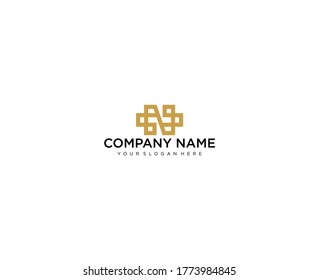 Diseño del logotipo de la línea N de la letra. Símbolo monocromático monocromático lineal creativo mínimo. Diseño universal elegante de señalización vectorial. Logotipo de negocio premium. Símbolo gráfico del alfabeto para la identidad empresarial