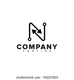 Letter N Logo