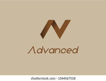 Letter N Logo and Advanced name logotype design - vector