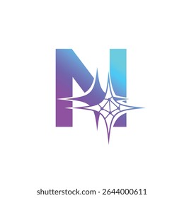 Letter N logo, N logo, AI logo set, modern and minimal design, tech-inspired, colorful icons and symbols, suitable for artificial intelligence, innovation, branding, startups, and digital identity.