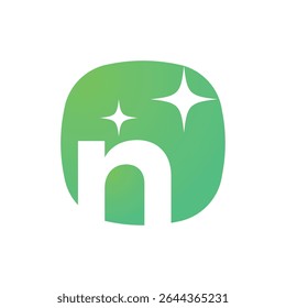Letter N logo, N logo, AI logo set, modern and minimal design, tech-inspired, colorful icons and symbols, suitable for artificial intelligence, innovation, branding, startups, and digital identity.
