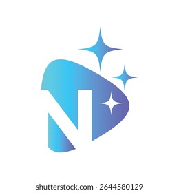 Letter N logo, N logo, AI logo set, modern and minimal design, tech-inspired, colorful icons and symbols, suitable for artificial intelligence, innovation, branding, startups, and digital identity.