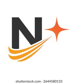 Letter N logo, N logo, AI logo set, modern and minimal design, tech-inspired, colorful icons and symbols, suitable for artificial intelligence, innovation, branding, startups, and digital identity.