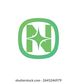 Letter N logo, N logo, AI logo set, modern and minimal design, tech-inspired, colorful icons and symbols, suitable for artificial intelligence, innovation, branding, startups, and digital identity.