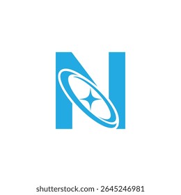 Letter N logo, N logo, AI logo set, modern and minimal design, tech-inspired, colorful icons and symbols, suitable for artificial intelligence, innovation, branding, startups, and digital identity.