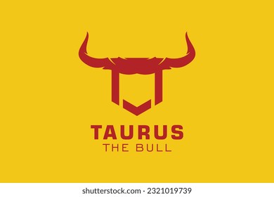 Letter N logo, Bull logo,head bull logo, monogram Logo Design Template