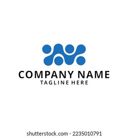 Letter N logo. Logo can be used for icon, brand, identity, monogram, concept, and business company. 