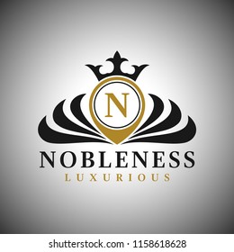 Letter N Logo - Classic Luxurious Style Logo Template