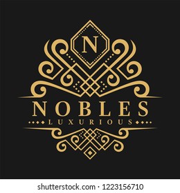 Letter N Logo - Classic Luxurious Style Logo Template