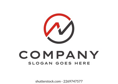 Letter N logo concept. perfect for business company branding design