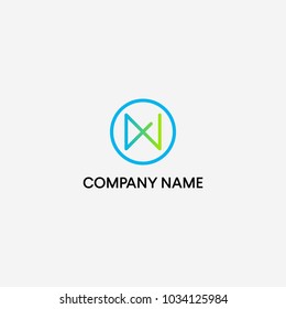 letter N logo design