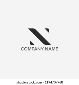Letter N logo design