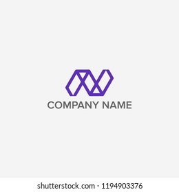 Letter N logo design
