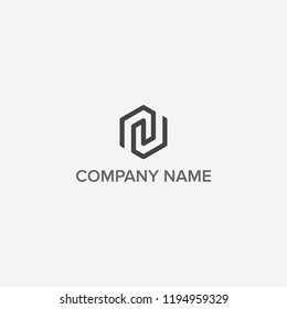 Letter N logo design