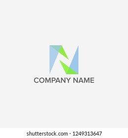 Letter N logo design