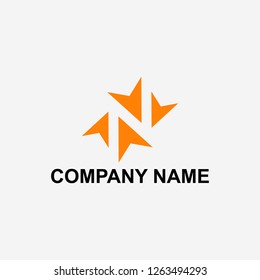 Letter N logo design