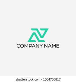 Letter N logo design
