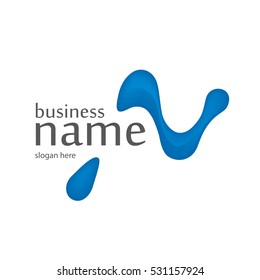 Letter N logo design